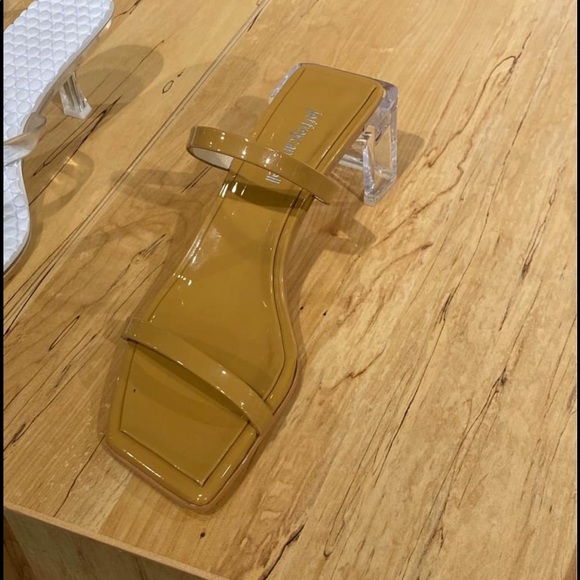*SOLD* Jeffrey Campbell Epoxy Sandals - Picture 4 of 11